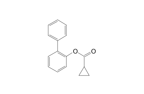 Cyclopropanecarboxylic acid, 2-biphenyl ester