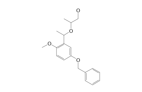 (ALPHA'-R,2S)-2-(5'-BENZYLOXY-2'-METHOXY-ALPHA'-METHYLBENZYLOXY)-PROPAN-1-OL