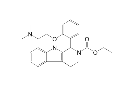 .beta.-Carboline-2-carboxylic acid, 1,2,3,4-tetrahydro-1-[2-[2-(dimethylamino)ethoxy]phenyl]-, ethyl ester