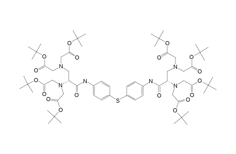 N,N-DITHIO-DI-(4,1-PHENYLENE)-BIS-(R)-2,3-BIS-[DI-(TERT.-BUTOXYCARBONYLMETHYL)-AMINO]-PROPANAMIDE