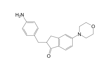 2-(4-Aminobenzyl)-5-morpholino-2,3-dihydro-1Hinden-1-one