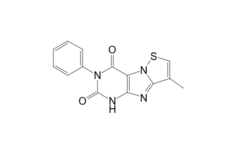 3-Phenyl-8-methyl-6H-thiazolo[3,2-f]xanthine