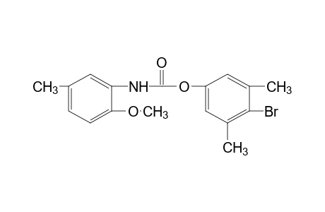 2-methoxy-5-methylcarbanilic acid, 4-bromo-3,5-xylyl ester