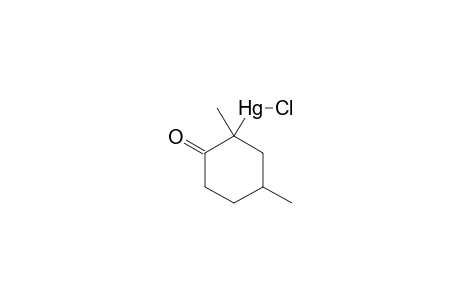 2,4-Dimethyl-2-(chloromercuri)-cyclohexanone