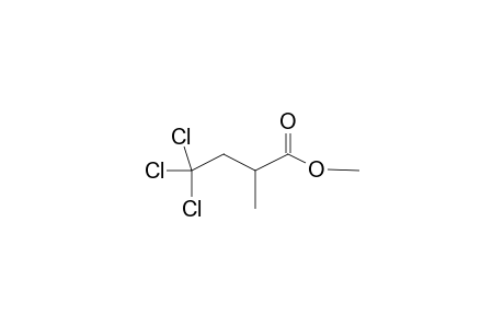 Butanoic acid, 4,4,4,-trichloro-2-methyl-, methyl ester