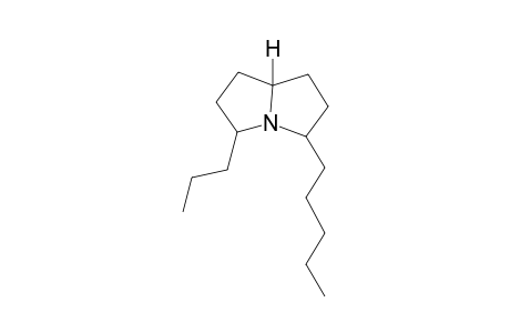 (3S,5R,7as)-3-Pentyl-5-propylhexahydro-1H-pyrrolizine