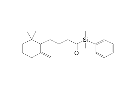 4-(2,2-Dimethyl-6-methylenecyclohexyl)-1-(dimethylphenylsilyl)butan-1-one