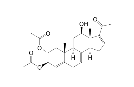 2.alpha.,3.beta.-Diacetoxy-12.beta.-hydroxy-pregna-4,7,16-trien-20-one