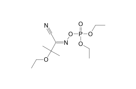 3,5-Dioxa-6-aza-4-phosphaoct-6-ene-8-nitrile, 4-ethoxy-7-(1-ethoxy-1-methylethyl)-, 4-oxide