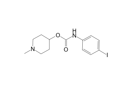N-4-iodophenyl(N-methyl-4-piperidinyl) carbamate