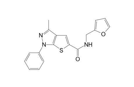 N-(2-Furylmethyl)-3-methyl-1-phenyl-1H-thieno[2,3-c]pyrazole-5-carboxamide