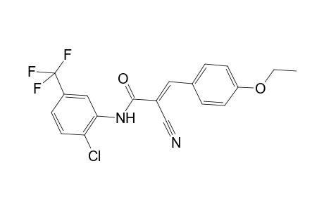 (2E)-N-[2-chloro-5-(trifluoromethyl)phenyl]-2-cyano-3-(4-ethoxyphenyl)-2-propenamide