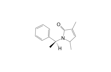 N-((S)-Methylbenzyl)-2,5-dihydro-3,5-dimethyl-1H-pyrrol-2-one