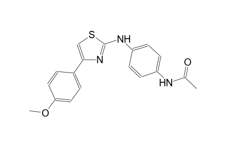 acetamide, N-[4-[[4-(4-methoxyphenyl)-2-thiazolyl]amino]phenyl]-