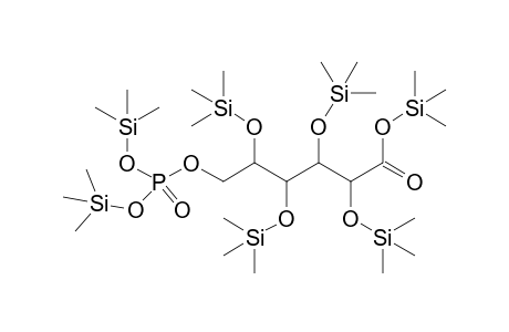 Gluconic acid, 2,3,4,5-tetrakis-O-(trimethylsilyl)-, trimethylsilyl ester, bis(trimethylsilyl) phosphate, D-