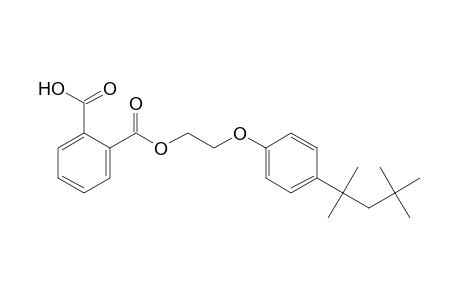 phthalic acid, mono{2-[p-(1,1,3,3-tetramethylbutyl)phenoxy]ethyl}ester