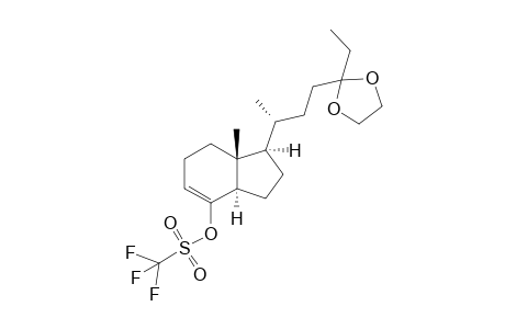 de-A,B-25,25-(Ethylenedioxy)-27-norcholest-8-en-8-yl trifluoromethanesulphonate