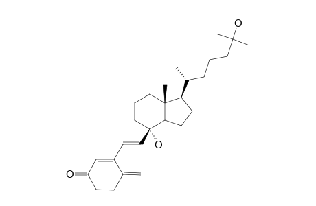 8R,25-DIHYDROXY-9,10-SECO-4,6,10(19)-CHOLESTATRIEN-3-ONE;(VITAMIN-D-DERIVATIVE)