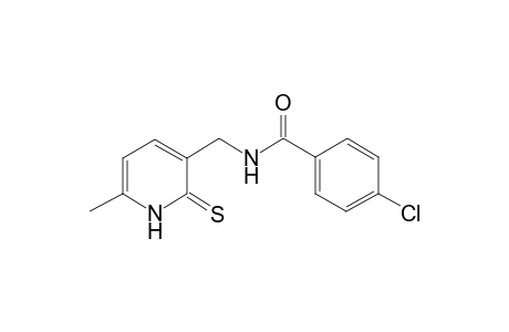 4-Chloro-N-(6-methyl-2-thioxo-1,2-dihydro-pyridin-3-ylmethyl)-benzamide