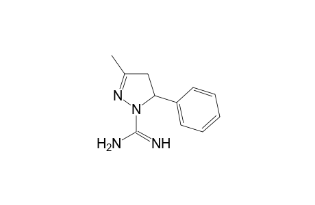 3-methyl-5-phenyl-4,5-dihydropyrazole-1-carboximidamide