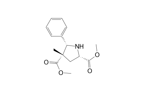 2,4-Pyrrolidinedicarboxylic acid, 4-methyl-5-phenyl-, dimethyl ester, (2.alpha.,4.alpha.,5.alpha.)-(.+-.)-
