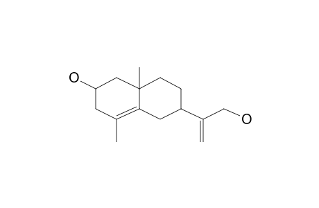 Bicyclo[4.4.0]dec-5-ene, 1,5-dimethyl-3-hydroxy-8-(1-methylene-2-hydroxyethyl-1)-