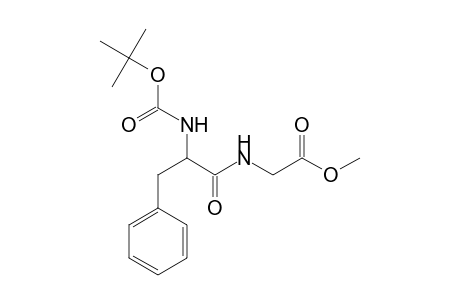 2-[[2-(Tert-butoxycarbonylamino)-3-phenyl-propanoyl]amino]acetic acid methyl ester