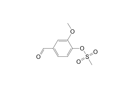 Benzaldehyde, 3-methoxy-4-[(methylsulfonyl)oxy]-
