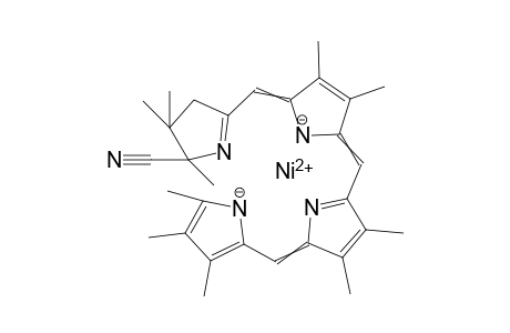 (17,18,19,23-Tetrahydro-1,2,3,7,8,12,13,18,18,19-decamethyl-22H-biline-19-carbonitrilato)nickel(II)