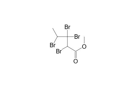 Methyl 2,3,3,4-tetrabromopentanoate