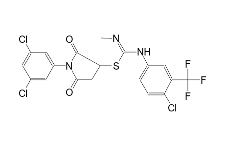 carbamimidothioic acid, N-[4-chloro-3-(trifluoromethyl)phenyl]-N'-[(Z)-methyl]-, 1-(3,5-dichlorophenyl)-2,5-dioxo-3-pyrrolidinyl ester