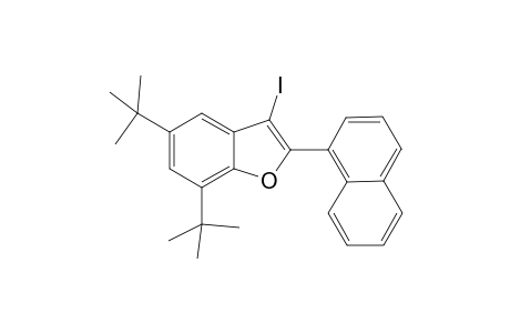 5,7-Di-tert-butyl-3-iodo-2-(naphthalen-1-yl)benzofuran