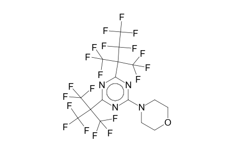 2-Morpholino-4-[2,2,3,3,3-pentafluoro-1,1-bis(trifluoromethyl)propyl]-6-[2,2,2-trifluoro-1,1-bis(trifluoromethyl)ethyl]-1,3,5-triazine