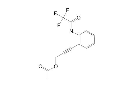 3-(Ortho-trifluoroacetamidophenyl)-1-propargylacetate