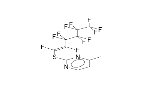 TRANS-(4,6-DIMETHYLPYRIMIDYN-2-YL)THIOPERFLUOROHEXENE