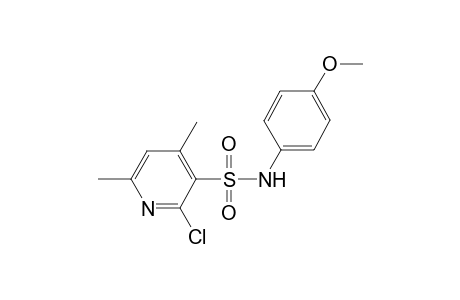Pyridine-3-sulfonamide, 2-chloro-N-(4-methoxyphenyl)-4,6-dimethyl-