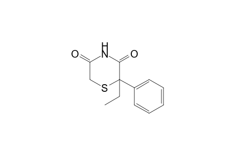 2-ethyl-2-phenyl-2H-1,4-thiazine-3,5(4H,6H)-dione