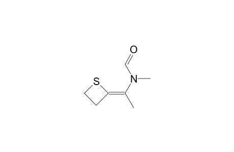 N-Methyl-N-[(Z)-1-(2-thietanylidene)ethyl]formamide