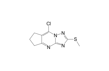 5-CHLORO-2-METHYLTHIO-CYCLOPENTA-[D]-[1,2,4]-TRIAZOLO-[1,5-A]-PYRIMIDINE