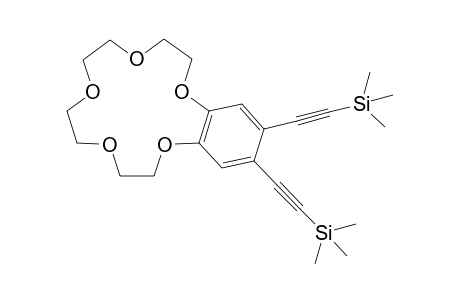 3,4-bis-(Trimethylsilanylethynyl)benzo-15-crown-5