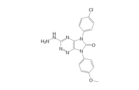 5-(4-Chlorophenyl)-3-hydrazinyl-7-(4-methoxyphenyl)-5Himidazo[4,5-e][1,2,4]triazin-6(7H)-one