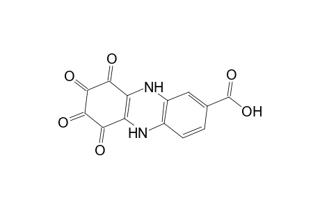 2-Phenazinecarboxylic acid, 6,9-dihydro-7,8-dihydroxy-6,9-dioxo-