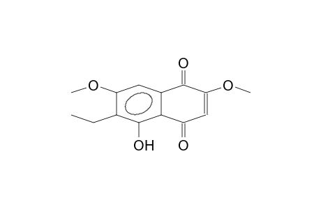 1,4-NAPHTHALENEDIONE, 6-ETHYL-5-HYDROXY-2,7-DIMETHOXY-