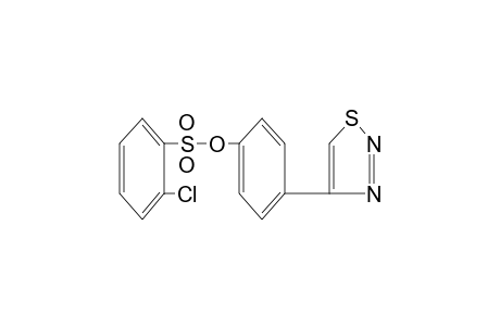 o-chlorobenzenesulfonic acid, p-(1,2,3-thiadiazol-4-yl)phenyl ester