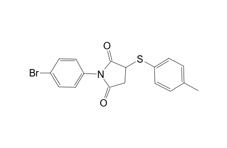 2,5-Pyrrolidinedione, 1-(4-bromophenyl)-3-[(4-methylphenyl)thio]-