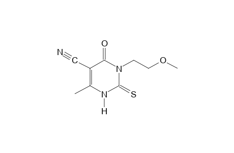 5-cyano-3-(2-methoxyethyl)-6-methyl-2-thiouracil