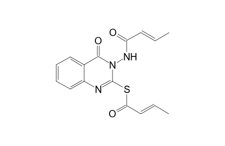 3-( Crotonoylamino)-2-( crotonoylthio)-4(3H)-quinazolinone