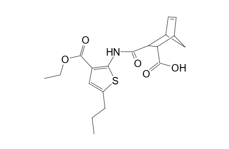 3-({[3-(ethoxycarbonyl)-5-propyl-2-thienyl]amino}carbonyl)bicyclo[2.2.1]hept-5-ene-2-carboxylic acid