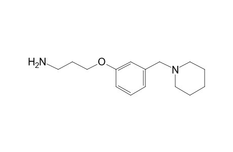 3-[3-(1-Piperidinylmethyl)phenoxy]-1-propanamine