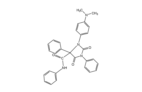 3-[p-(dimethylamino)phenyl]-2,5-dioxo-1,4-diphenyl-4-imidazolidine carboxanilide